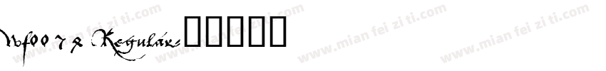 wf0054 Regular字体转换